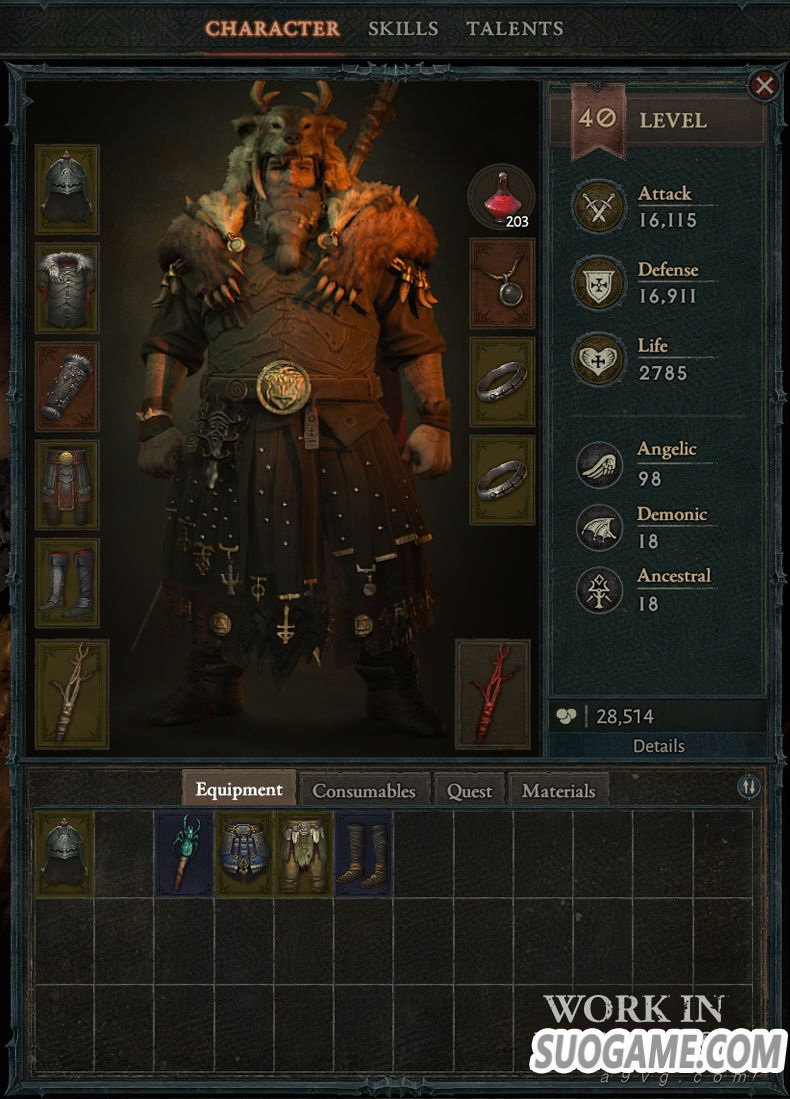 《暗黑破坏神4》食人魔种族及UI更新展示 将添加PC手柄支持