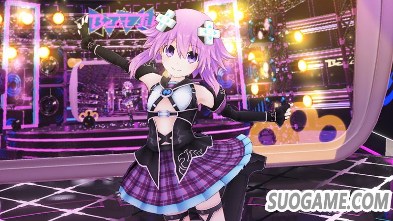 《海王星》新作《VVVtune》公开玩法介绍角色立绘与游戏画面