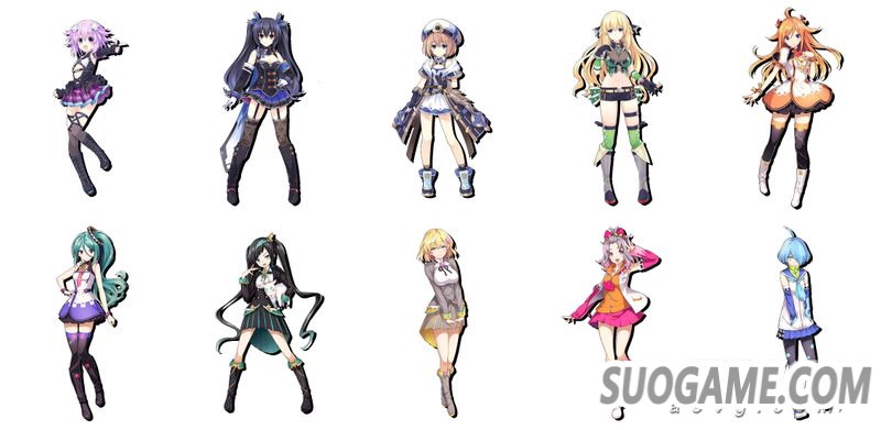 《海王星》新作《VVVtune》公开玩法介绍角色立绘与游戏画面