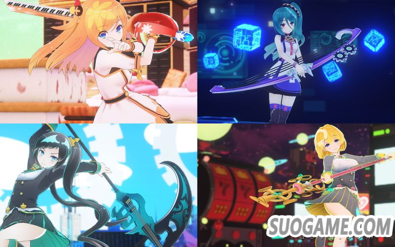 《海王星》新作《VVVtune》公开玩法介绍角色立绘与游戏画面