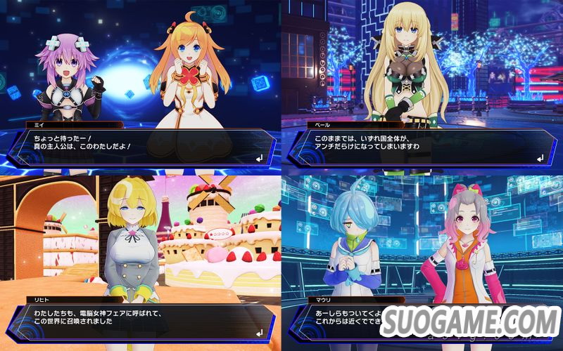 《海王星》新作《VVVtune》公开玩法介绍角色立绘与游戏画面