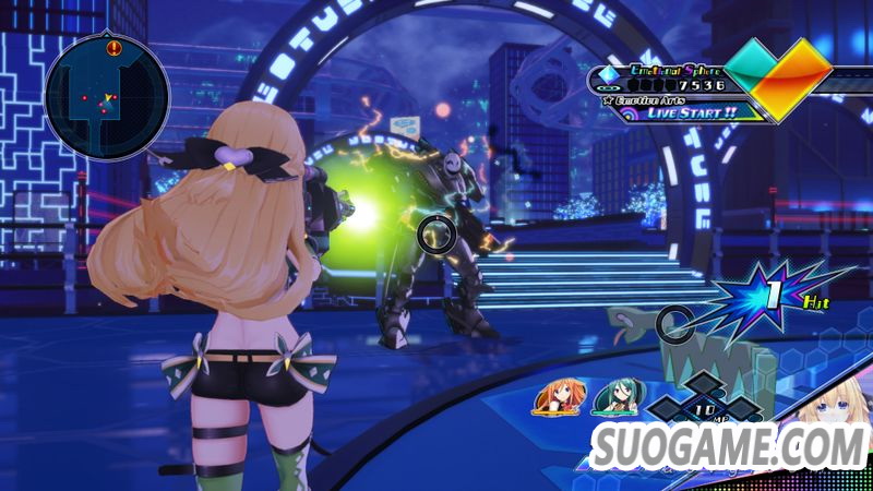 《海王星》新作《VVVtune》公开玩法介绍角色立绘与游戏画面