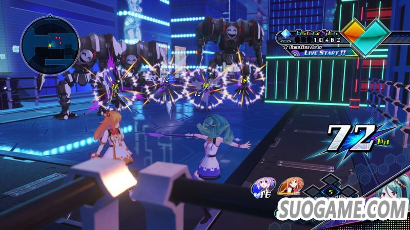 《海王星》新作《VVVtune》公开玩法介绍角色立绘与游戏画面