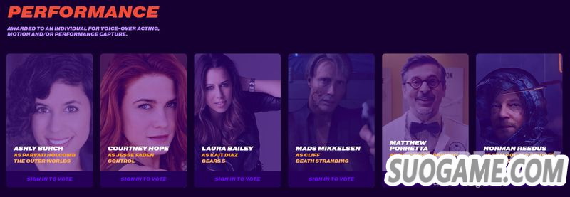 TGA 2019提名名单公开 只狼生化2死亡搁浅等6款作品角逐年度游戏