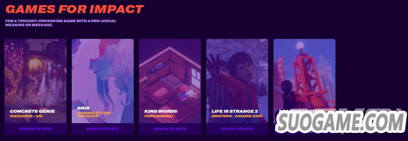 TGA 2019提名名单公开 只狼生化2死亡搁浅等6款作品角逐年度游戏