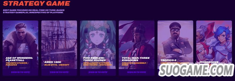 TGA 2019提名名单公开 只狼生化2死亡搁浅等6款作品角逐年度游戏