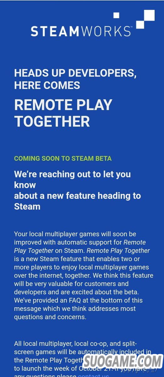 Steam新功能将允许玩家远程本地联机 无需购买第二份游戏