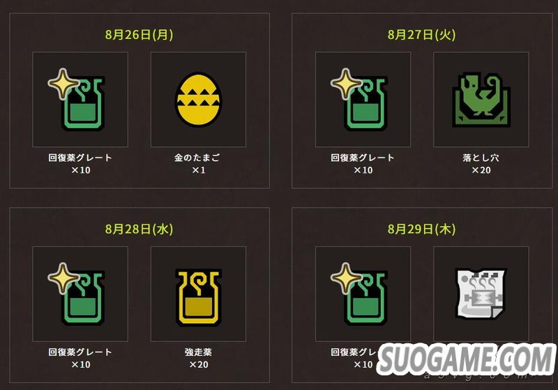 为迎接资料片发售《怪物猎人世界》将开启限时道具领取活动