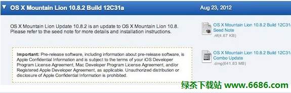 ƻOS X Mountain Lion 10.8.1ʽٷ