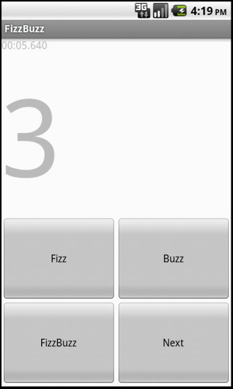 FizzBuzz问题 游戏截图2