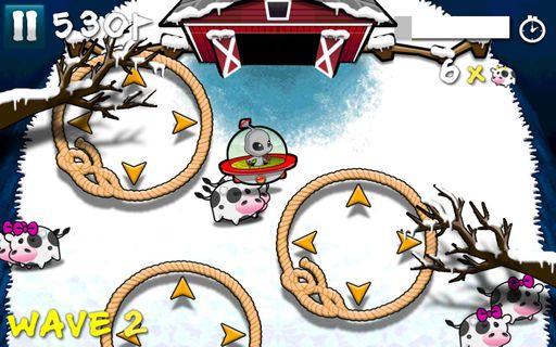 奶牛大战外星人 游戏截图2