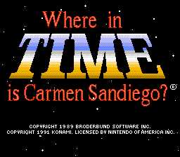 Where in Time is Carmen Sandiego