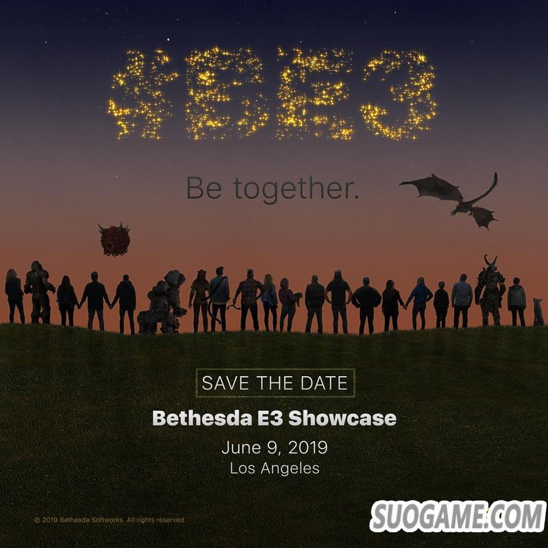 Bethesda将于北京时间北京时间6月10日举办E3 2019发布会
