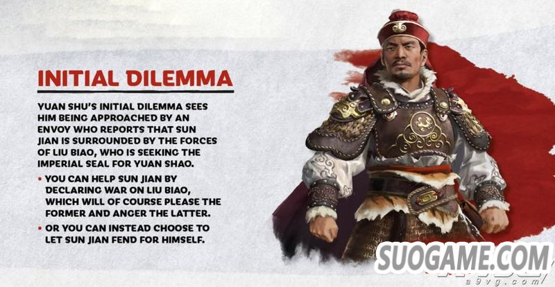 《全面战争 三国》发布袁术详细设定图 介绍角色能力及背景