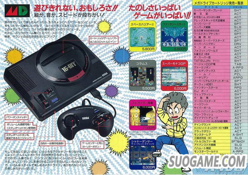 19881029MEGA DRIVE SEGA MD30տ