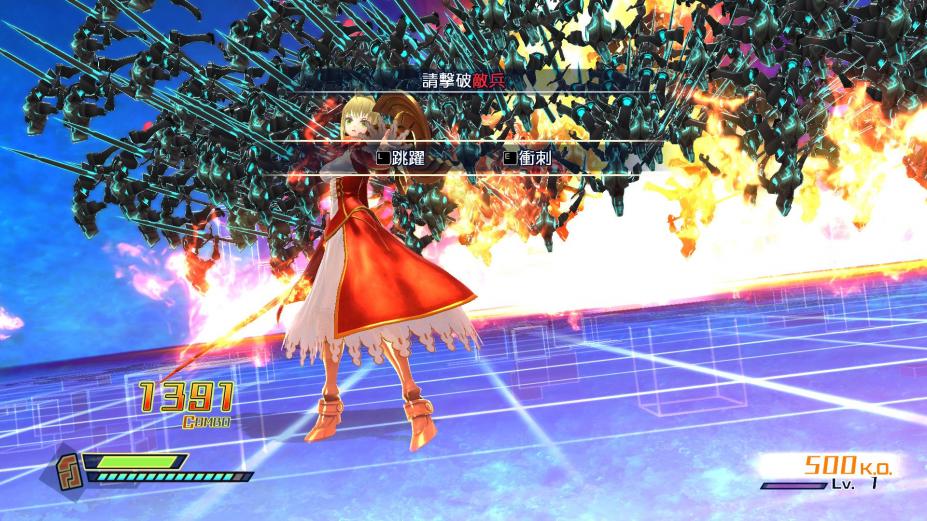 ��Fate/EXTELLA�����Ľ�ͼ