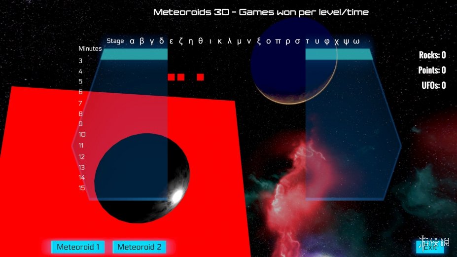 《流星体3D》游戏截图